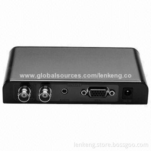SDI to CVBS Converter and 1 x 2 SDI-port Splitter Fused Together, Supports PAL/NTSC System